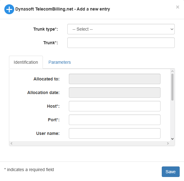 Trunks - Telecom billing software